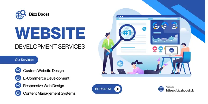 Website design and development services